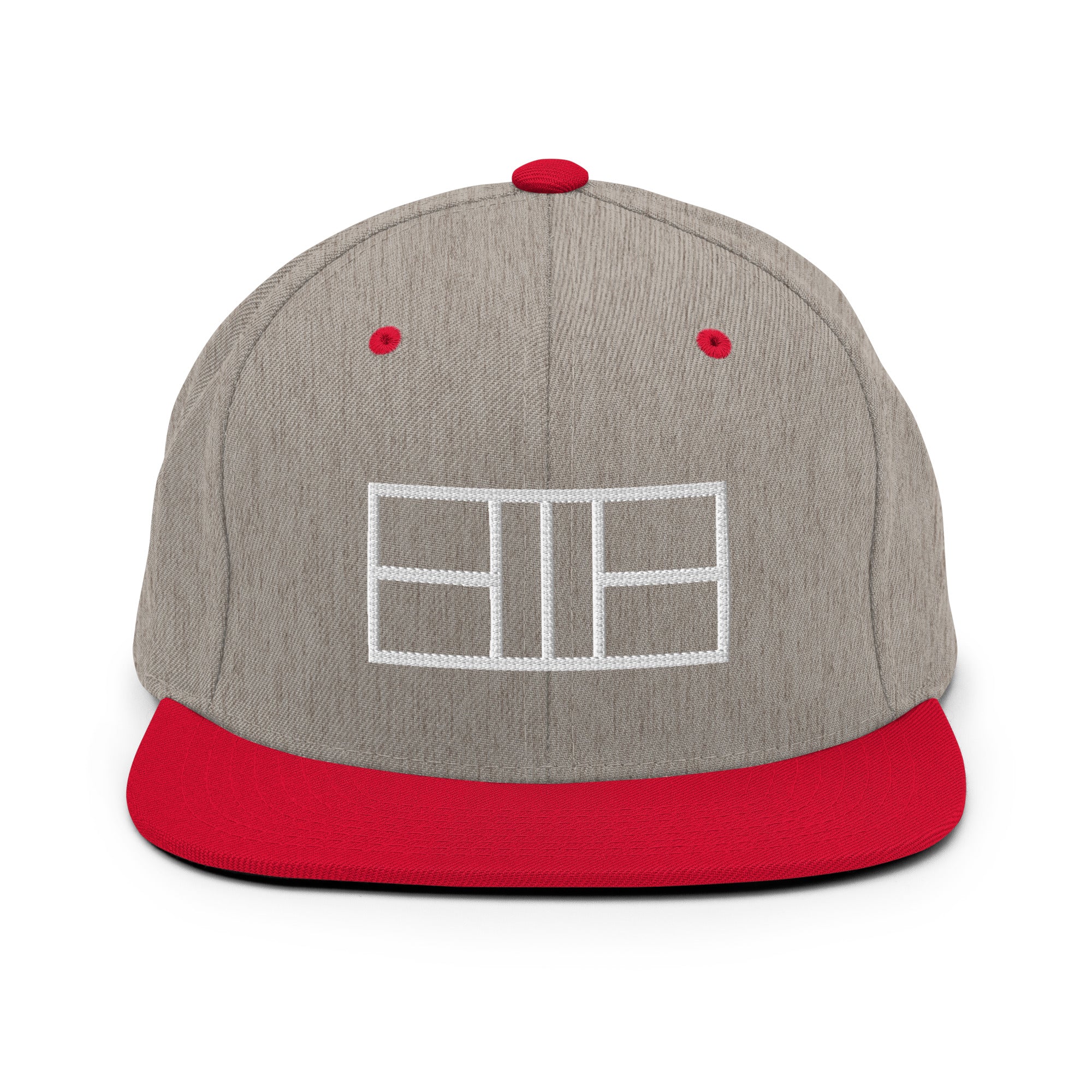 Heather Grey/Red