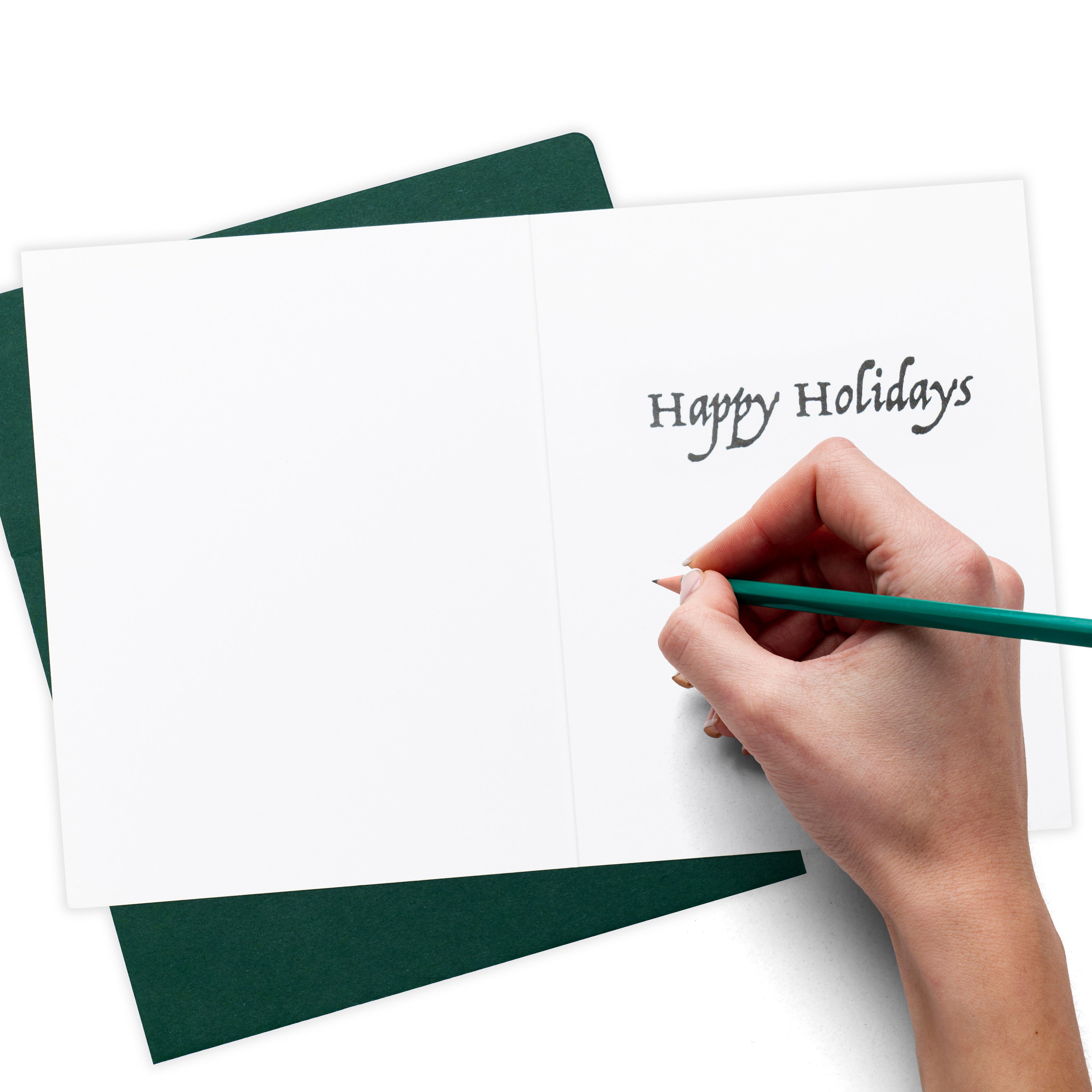 Pickleball Christmas Tree Festive Greeting Card